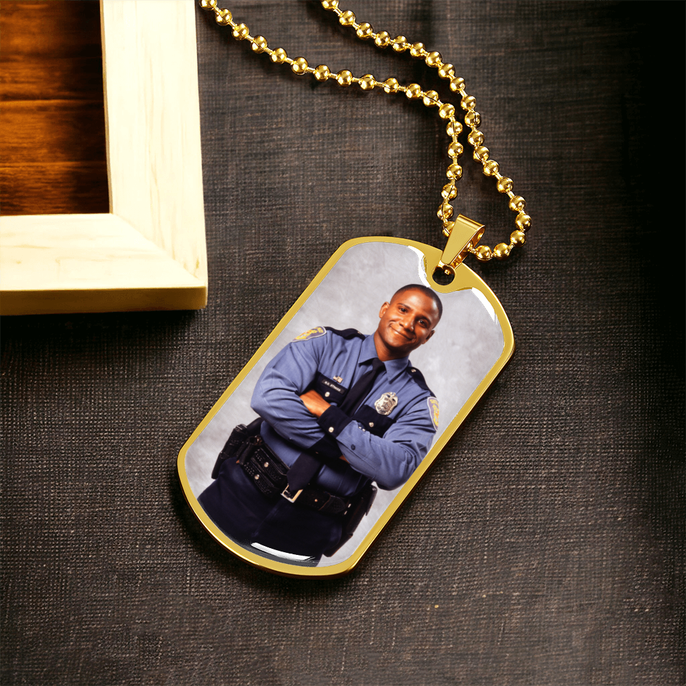 AuroraBellucci™ Memorial Photo Dog Tag Necklace