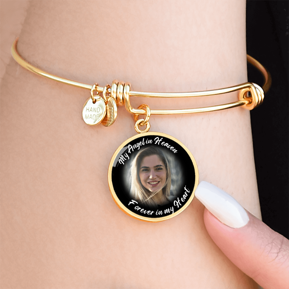 AuroraBellucci™ Memorial My Angel Circle Bangle