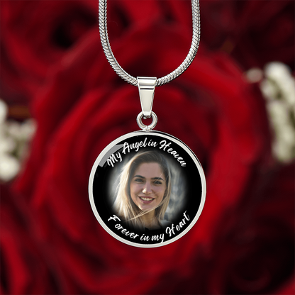 AuroraBellucci™ Memorial My Angel Circle Necklace