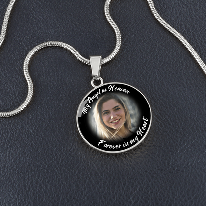 AuroraBellucci™ Memorial My Angel Circle Necklace