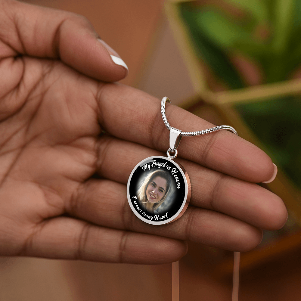 AuroraBellucci™ Memorial My Angel Circle Necklace