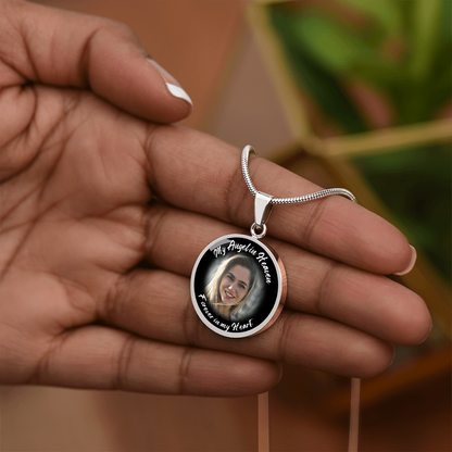 AuroraBellucci™ Memorial My Angel Circle Necklace