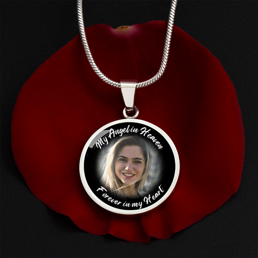 AuroraBellucci™ Memorial My Angel Circle Necklace