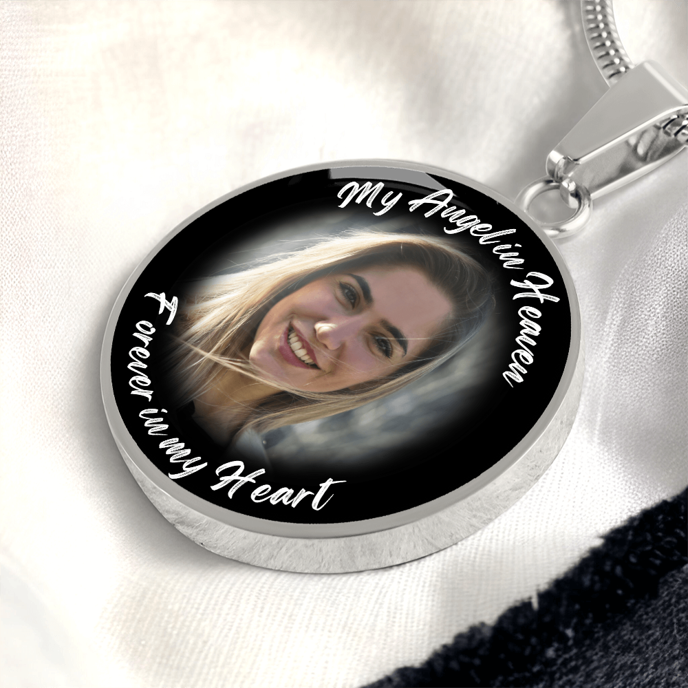 AuroraBellucci™ Memorial My Angel Circle Necklace