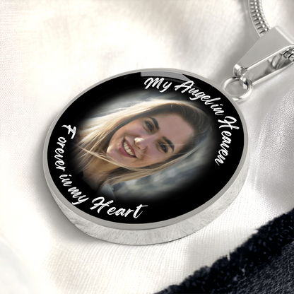 AuroraBellucci™ Memorial My Angel Circle Necklace
