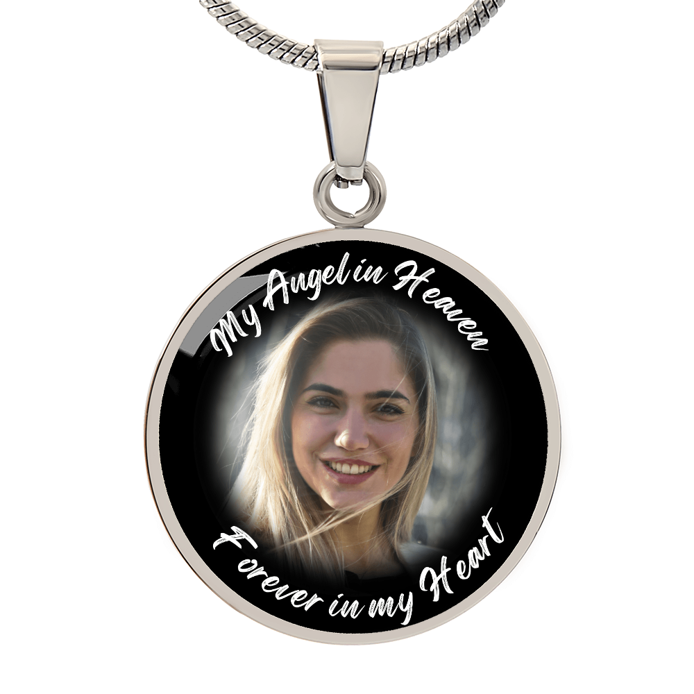 AuroraBellucci™ Memorial My Angel Circle Necklace