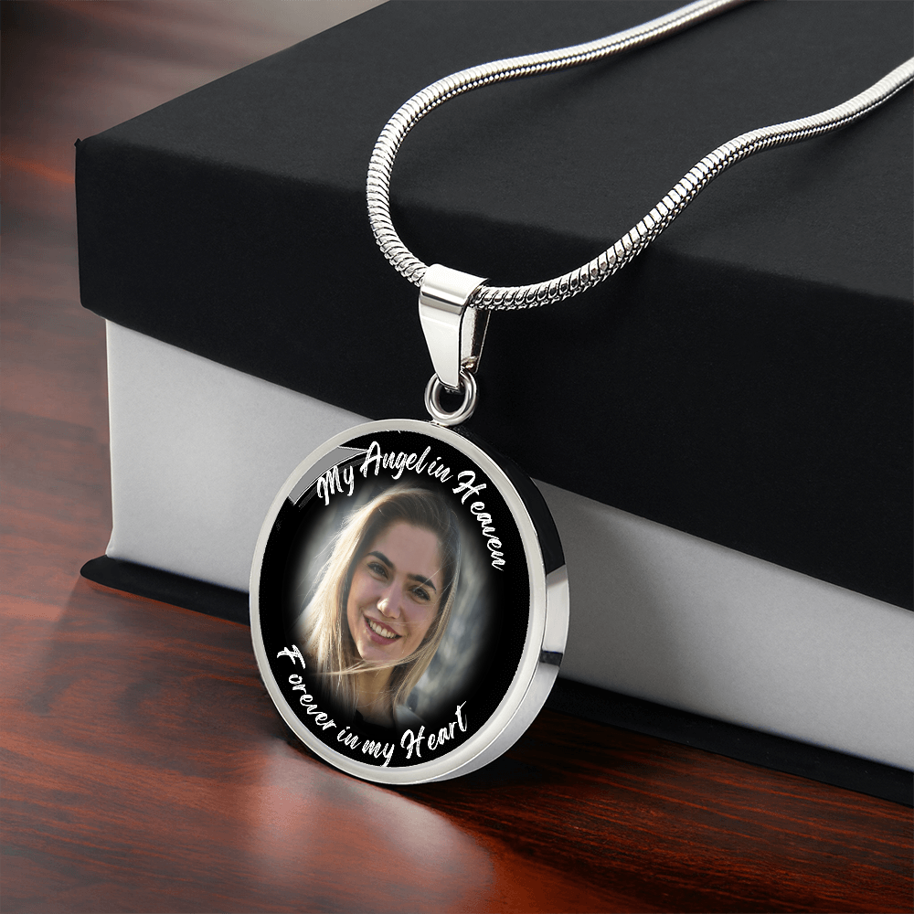 AuroraBellucci™ Memorial My Angel Circle Necklace
