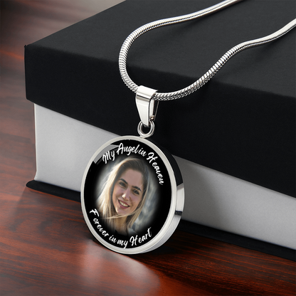 AuroraBellucci™ Memorial My Angel Circle Necklace