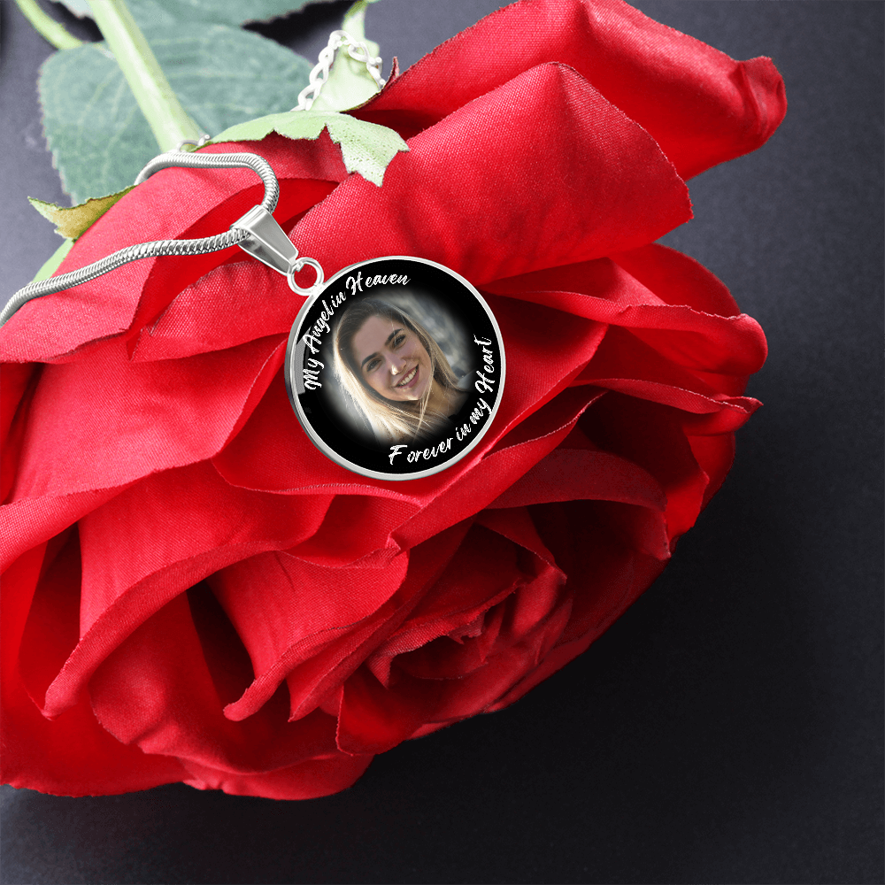 AuroraBellucci™ Memorial My Angel Circle Necklace
