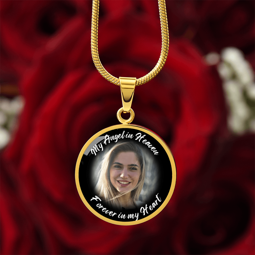 AuroraBellucci™ Memorial My Angel Circle Necklace