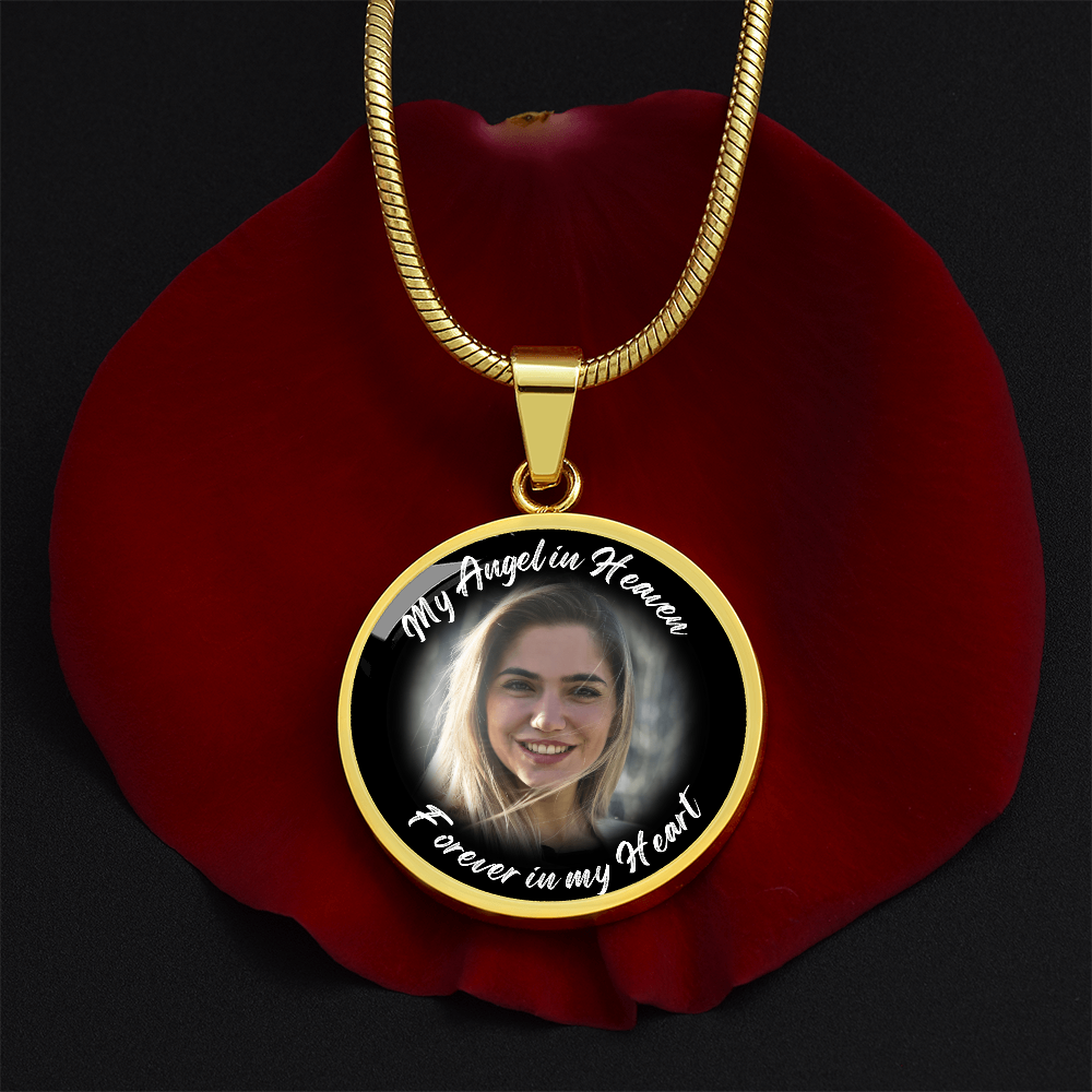 AuroraBellucci™ Memorial My Angel Circle Necklace