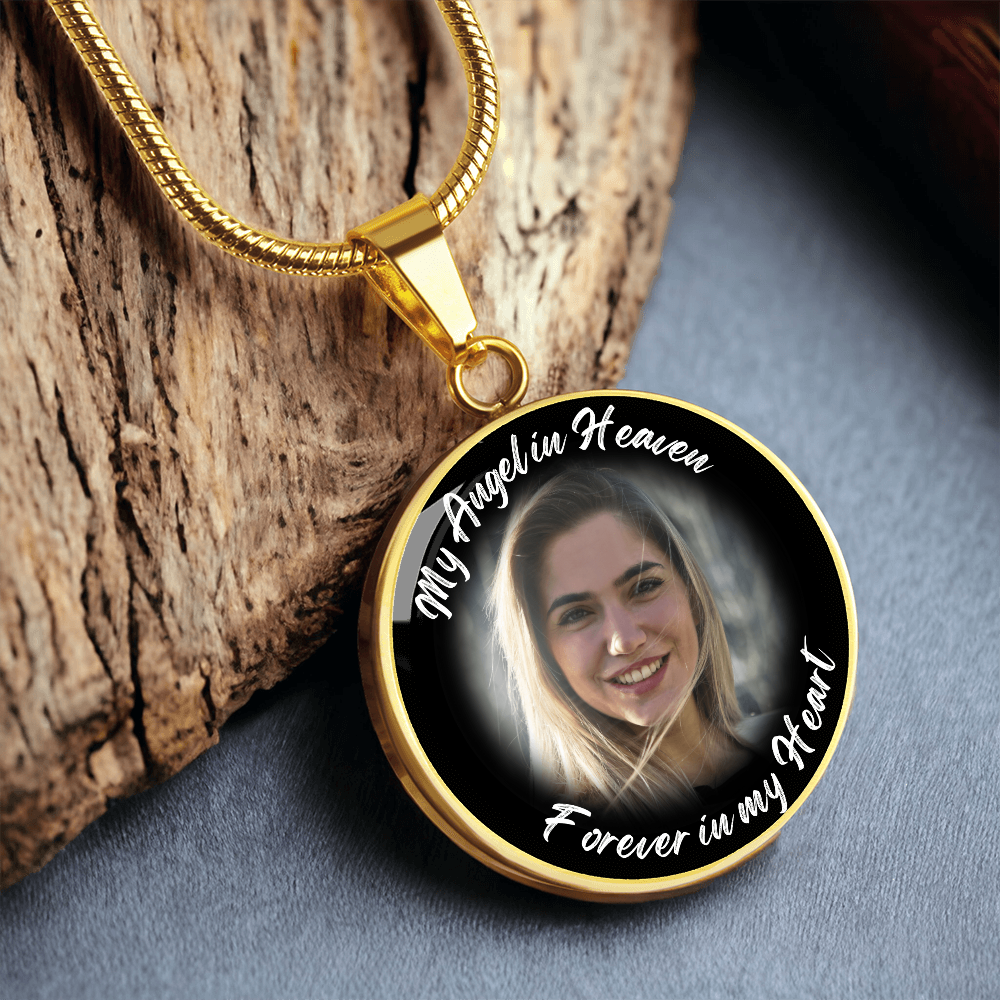 AuroraBellucci™ Memorial My Angel Circle Necklace