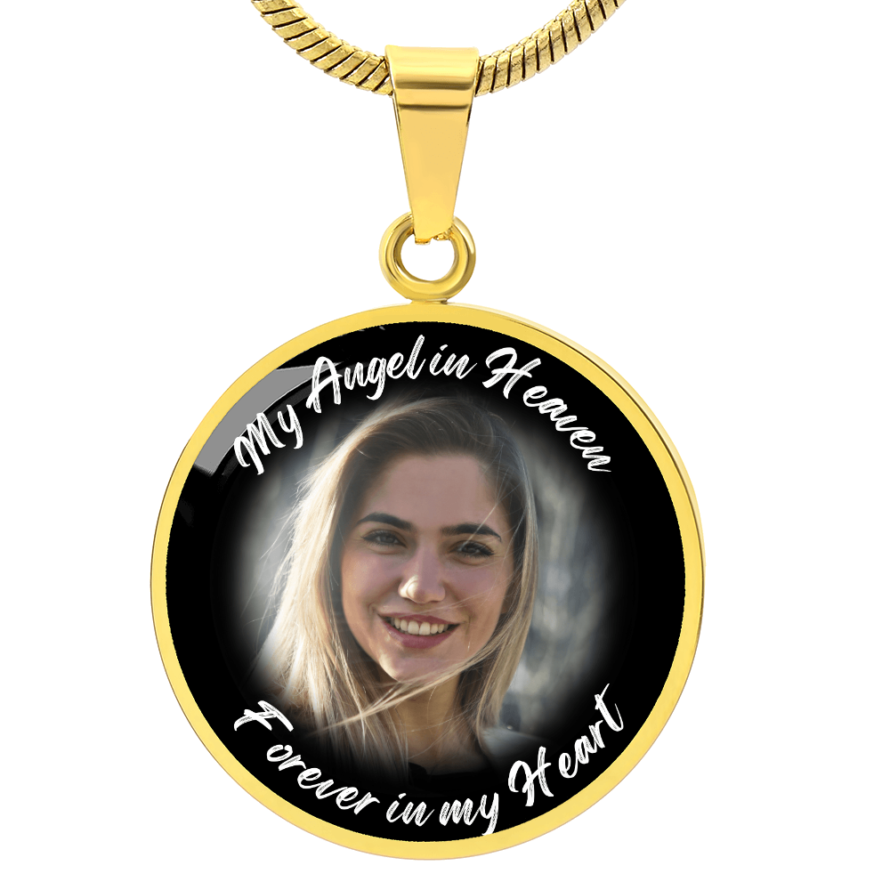 AuroraBellucci™ Memorial My Angel Circle Necklace