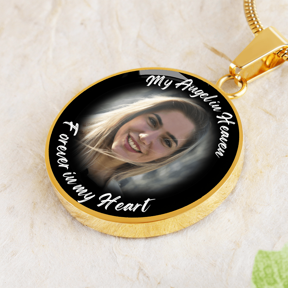 AuroraBellucci™ Memorial My Angel Circle Necklace