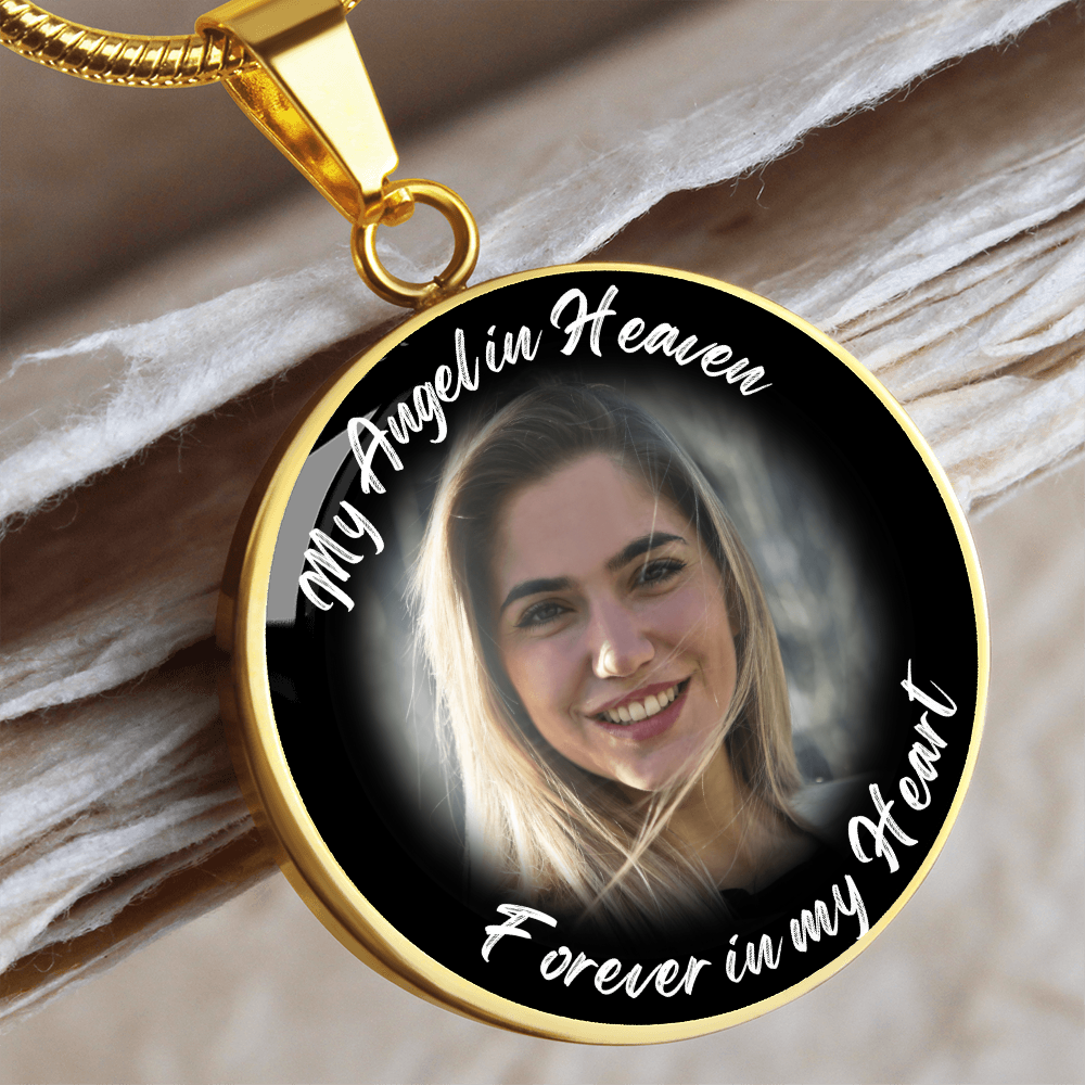 AuroraBellucci™ Memorial My Angel Circle Necklace