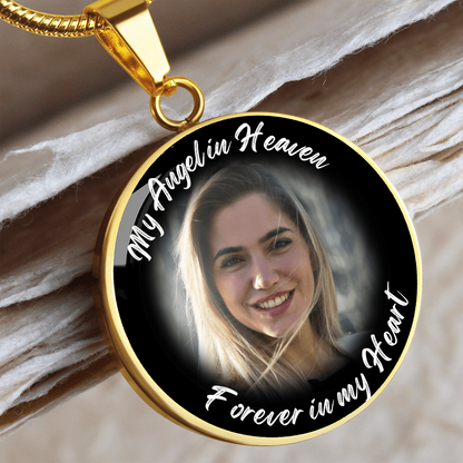 AuroraBellucci™ Memorial My Angel Circle Necklace