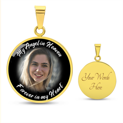AuroraBellucci™ Memorial My Angel Circle Necklace