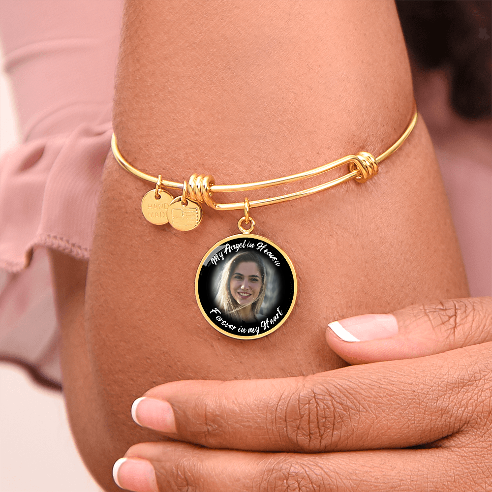 AuroraBellucci™ Memorial My Angel Circle Bangle