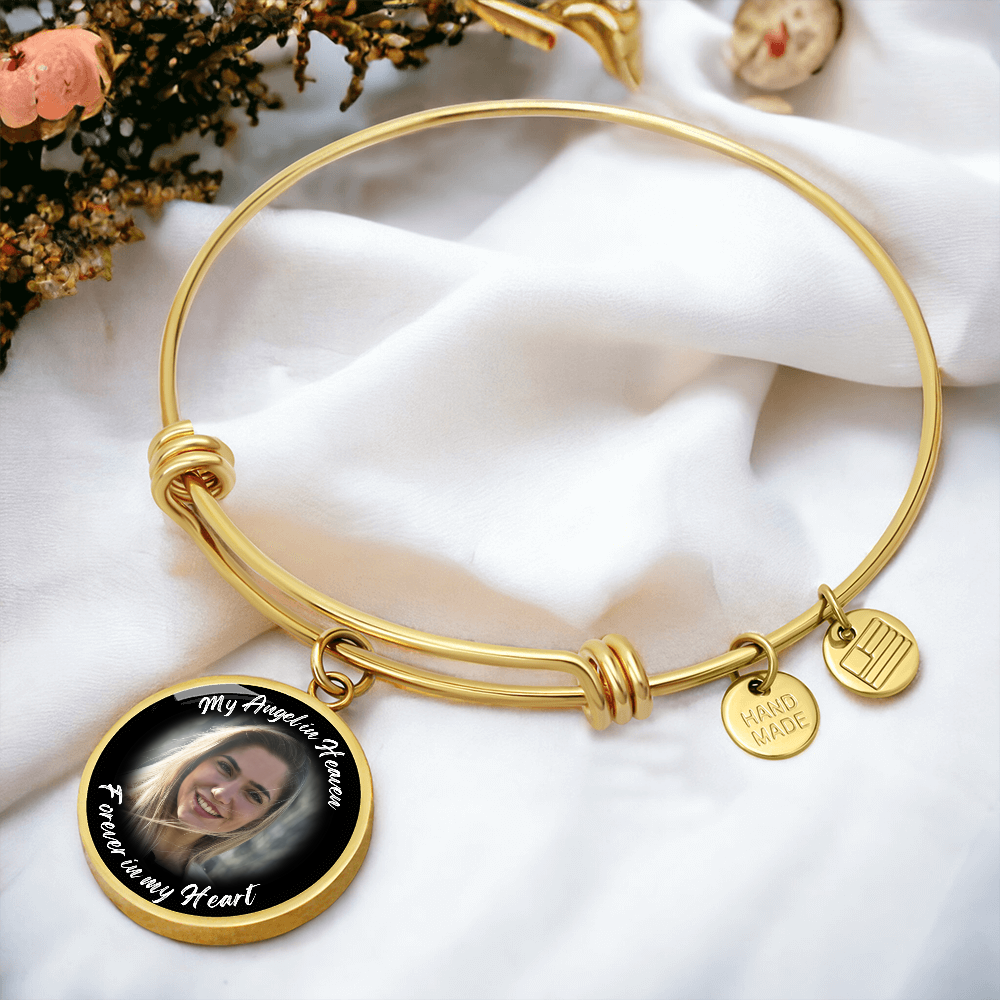 AuroraBellucci™ Memorial My Angel Circle Bangle