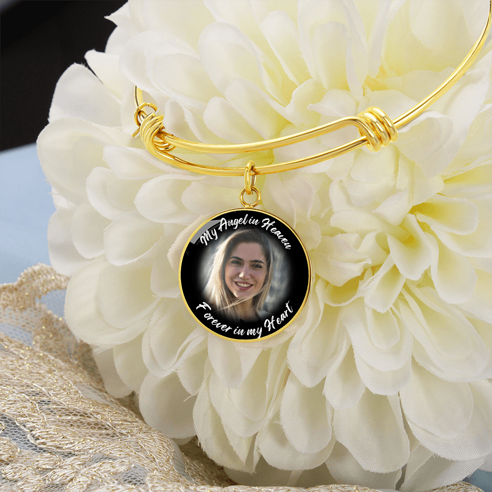 AuroraBellucci™ Memorial My Angel Circle Bangle