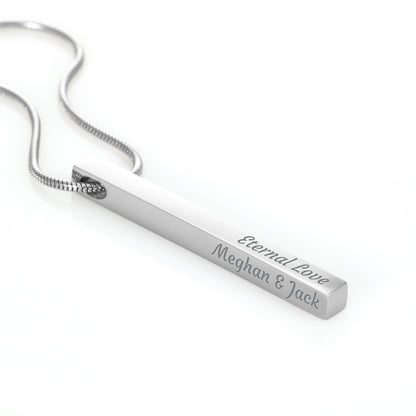 AuroraBellucci™ Memorial 4-Sided Stick Necklace