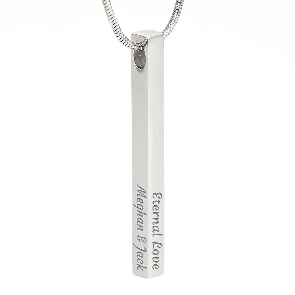 AuroraBellucci™ Memorial 4-Sided Stick Necklace