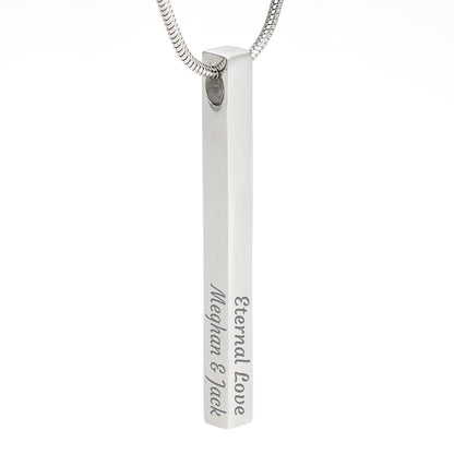 AuroraBellucci™ Memorial 4-Sided Stick Necklace