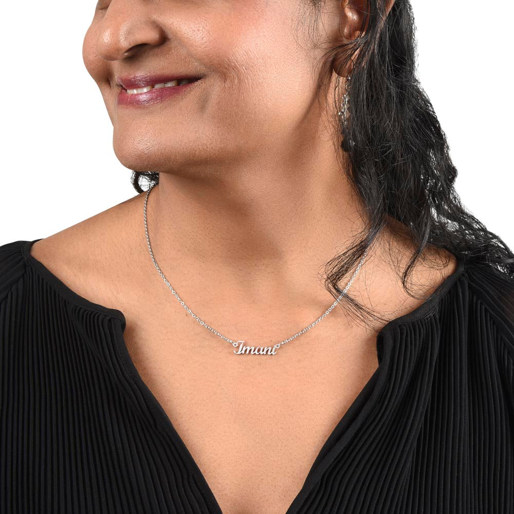 AuroraBellucci™ Memorial Name Necklace