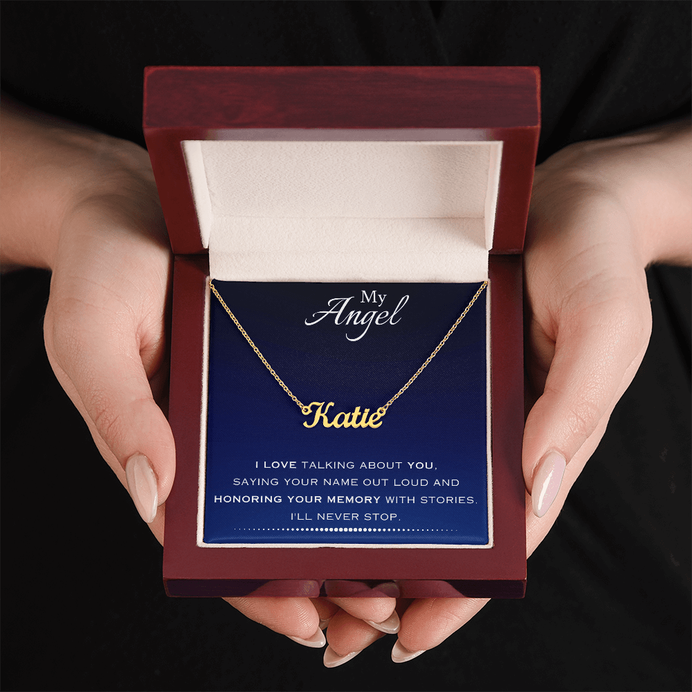 AuroraBellucci™ Memorial Name Necklace