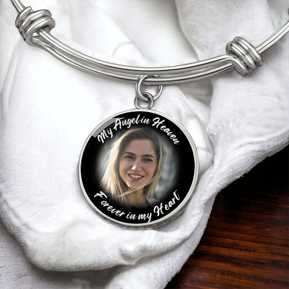 AuroraBellucci™ Memorial My Angel Circle Bangle