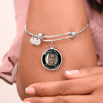 AuroraBellucci™ Memorial My Angel Circle Bangle