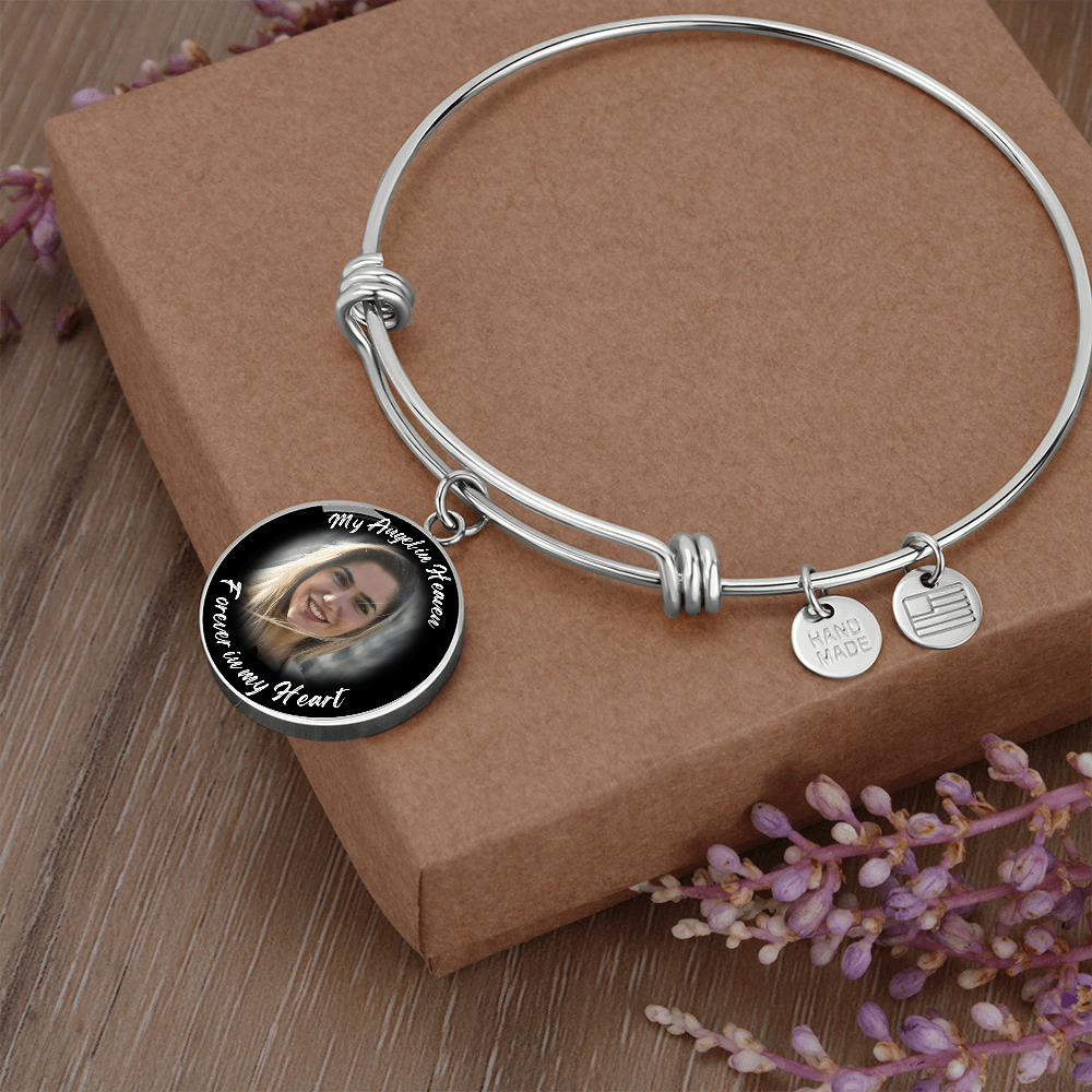 AuroraBellucci™ Memorial My Angel Circle Bangle