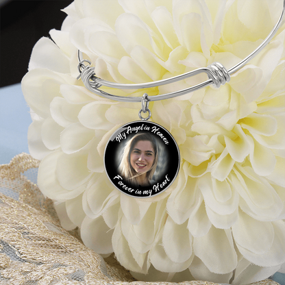 AuroraBellucci™ Memorial My Angel Circle Bangle