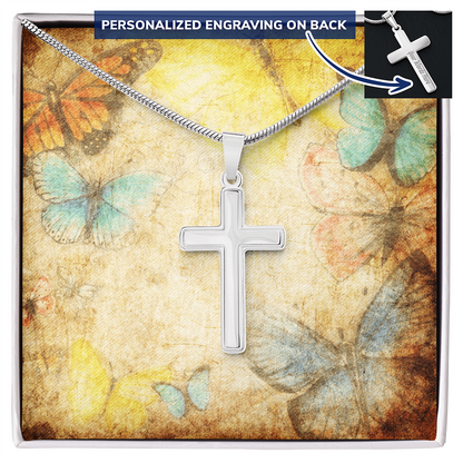 AuroraBellucci™ Memorial Cross Necklace