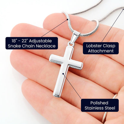 AuroraBellucci™ Memorial Cross Necklace