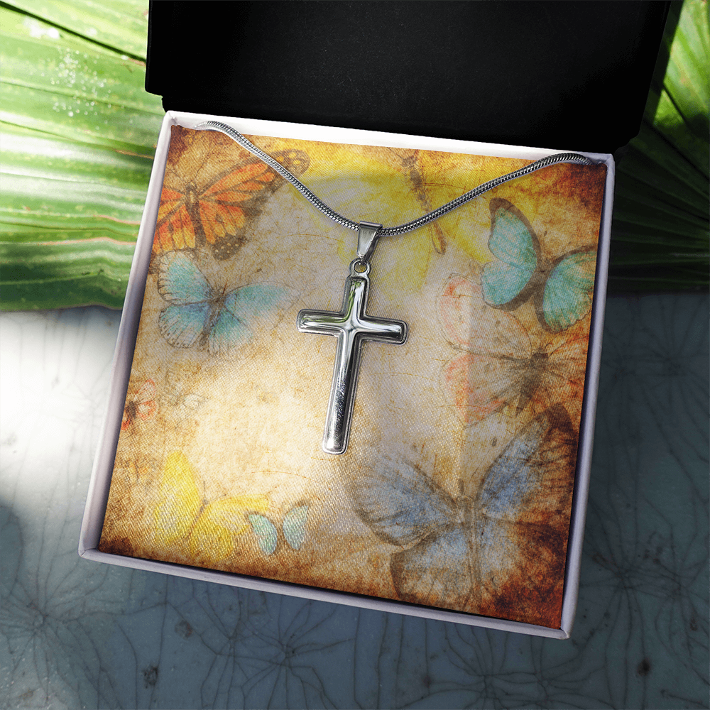 AuroraBellucci™ Memorial Cross Necklace