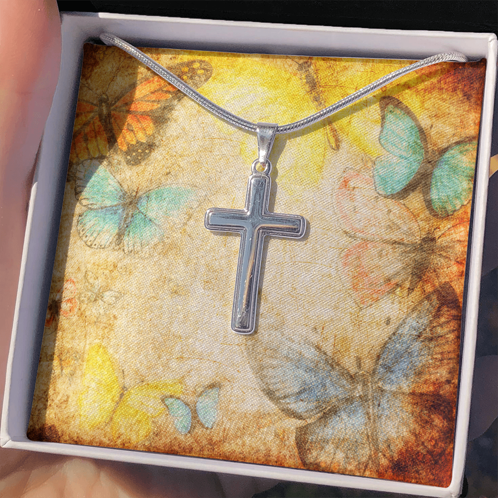 AuroraBellucci™ Memorial Cross Necklace
