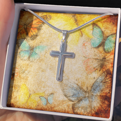 AuroraBellucci™ Memorial Cross Necklace