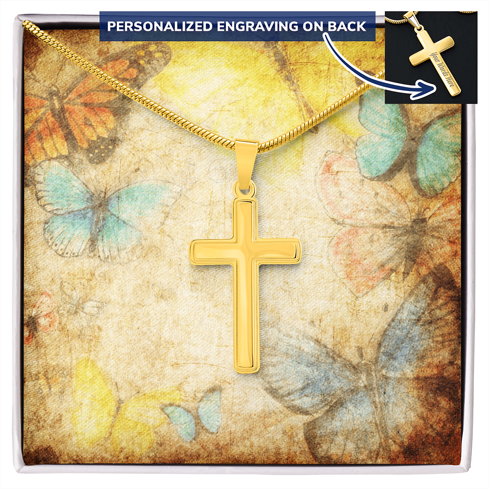 AuroraBellucci™ Memorial Cross Necklace