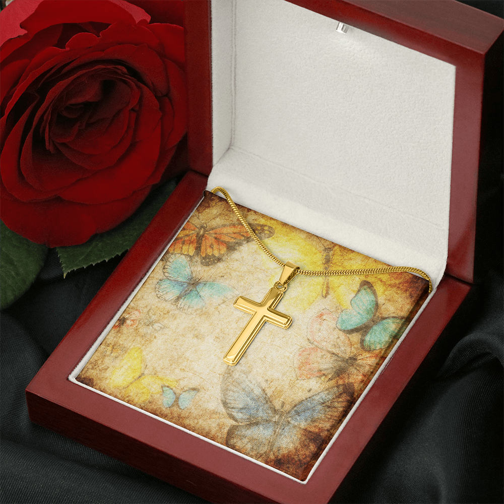 AuroraBellucci™ Memorial Cross Necklace