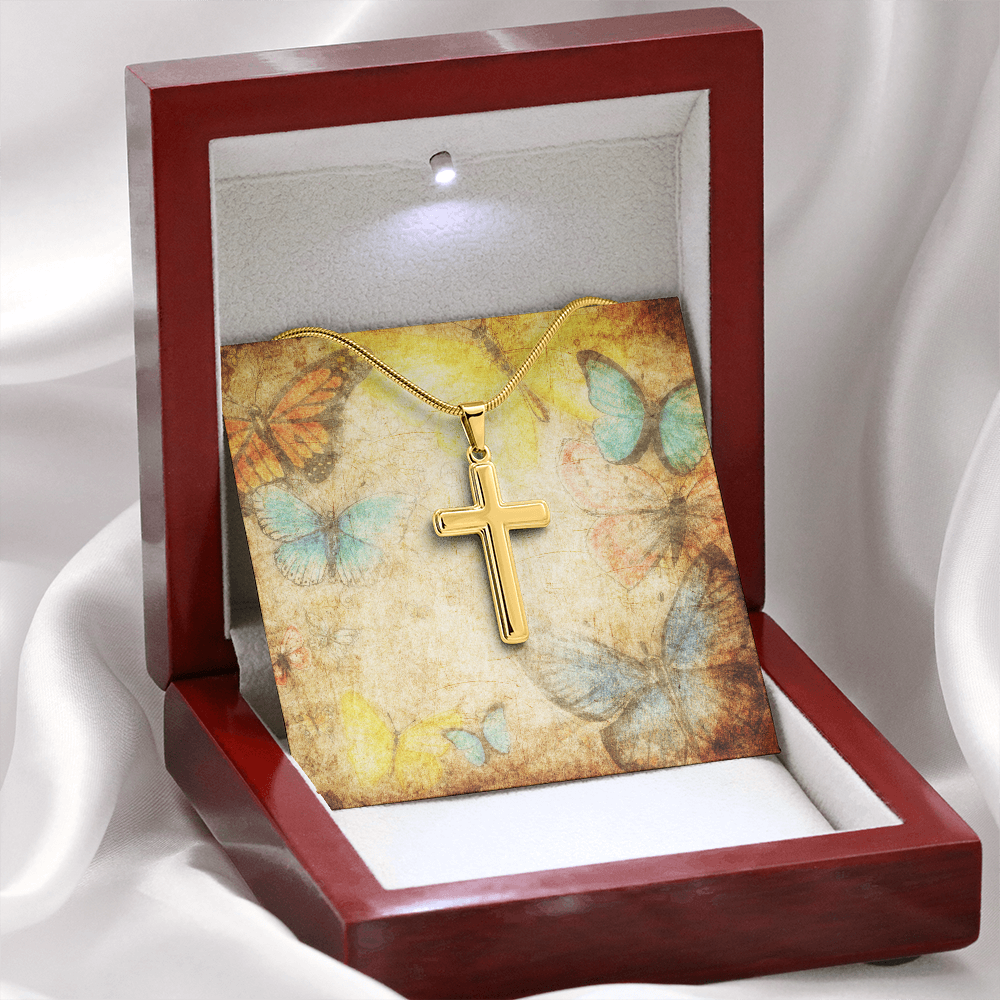 AuroraBellucci™ Memorial Cross Necklace