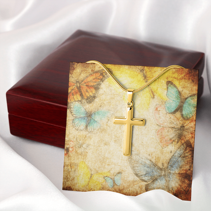 AuroraBellucci™ Memorial Cross Necklace